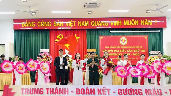 ĐẠI HỘI ĐẠI BIỂU HỘI CỰU CHIẾN BINH PHƯỜNG TRƯƠNG QUANG TRỌNG KHÓA VIII, NHIỆM KỲ 2025–2030